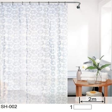 PEVA shower curtain SH002